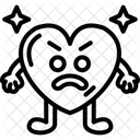 Wütendes Herz  Symbol