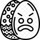 Wütendes Osterei  Symbol