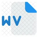 Wv 파일 오디오 파일 오디오 형식 아이콘