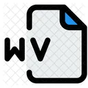 Wv 파일 오디오 파일 오디오 형식 아이콘