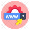 Www World Wide Web Cuadro De Busqueda Icono