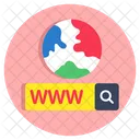 Www World Wide Web Cuadro De Busqueda Icono