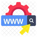 Www World Wide Web Cuadro De Busqueda Icono