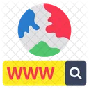 Www World Wide Web Cuadro De Busqueda Icono