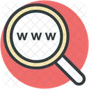 Www Magnifier Keyword Icon
