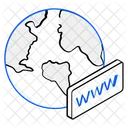 Website Domain Www Browser Icon