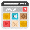 Www World Wide Web Search Box Icon