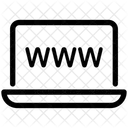 Www Laptop Internet Icon