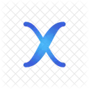 X、文字、アルファベット アイコン