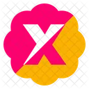 X Alfabeto Letra Icono