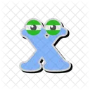 X Letra Alfabeto Icon