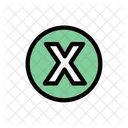 X Lettre Alphabet Icon