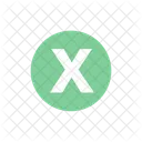 X Lettre Alphabet Icon