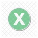 X Lettre Alphabet Icon