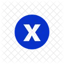 X Lettre Alphabet Icon