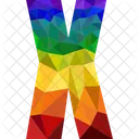 X Letra Texto Icon