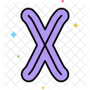 X X Letter Alphabet Icon