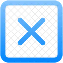 X Square Cross Icon