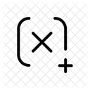 X Add Plus Add Variable Icon