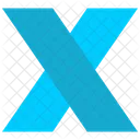X Design Letter Icon