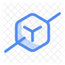 X Axis Education Learning Icon