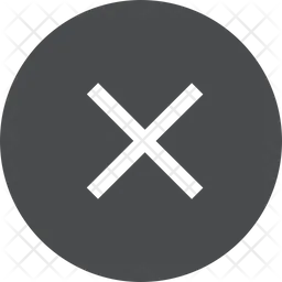 X Circle  Icon