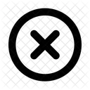 X Circle Close Cross Icon
