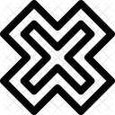 X Cross Delete Icon
