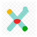 X Letter Alphabet Icon