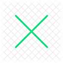 X Letter Alphabet Icon