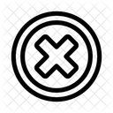 X No Delete Icon