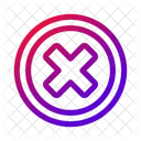 X No Delete Icon