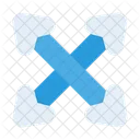 X Lanes Arrow  Icon