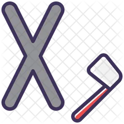 X Letter  Icon