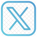 X Logo X Branding 아이콘