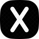 X Lowercase Icon