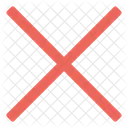 X Marca X Eliminar Icono
