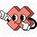 X Mark Character  Icon