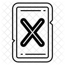 X Mark Vote Vote Vote Card Icon