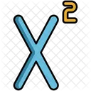 X im Quadrat  Symbol