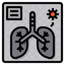 X Ray Virus Lung Icon