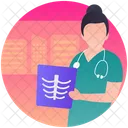 X Ray Report X Ray Scanning Diagnose Disease Icon