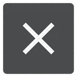 X Square  Icon