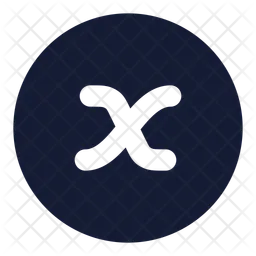 X-variable-circle  Icon