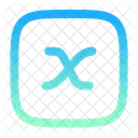 X Variable Quadrat Symbol