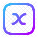 X Variable Quadrat Symbol