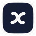 X Variable Quadrat Symbol