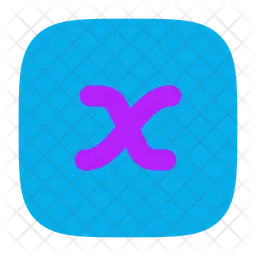 X-variable-square  Icon