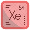 Xenon Chemistry Periodic Table Icon