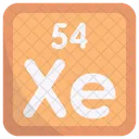 Xenon Periodic Table Chemists Icon